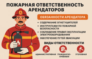 Обязанность пожарной безопасности на арендаторе